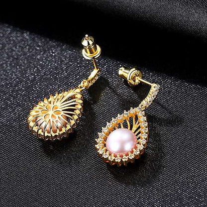 Natural Pearl Waterdrop Earring - Uniquely You Online - Earrings