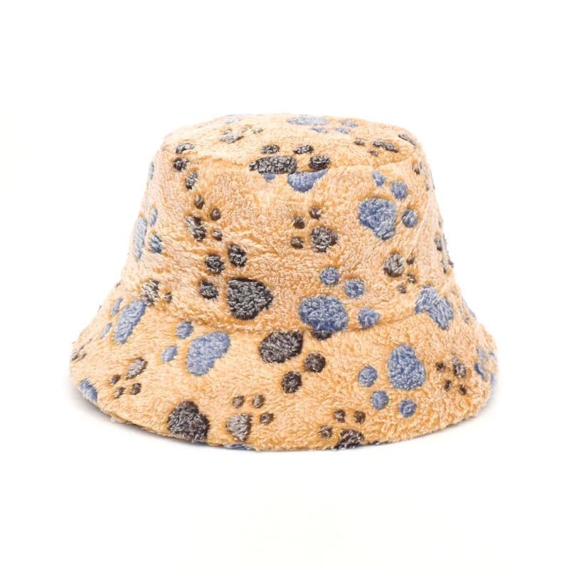 Paw Print Fleece Bucket Hat - Uniquely You Online - Hat