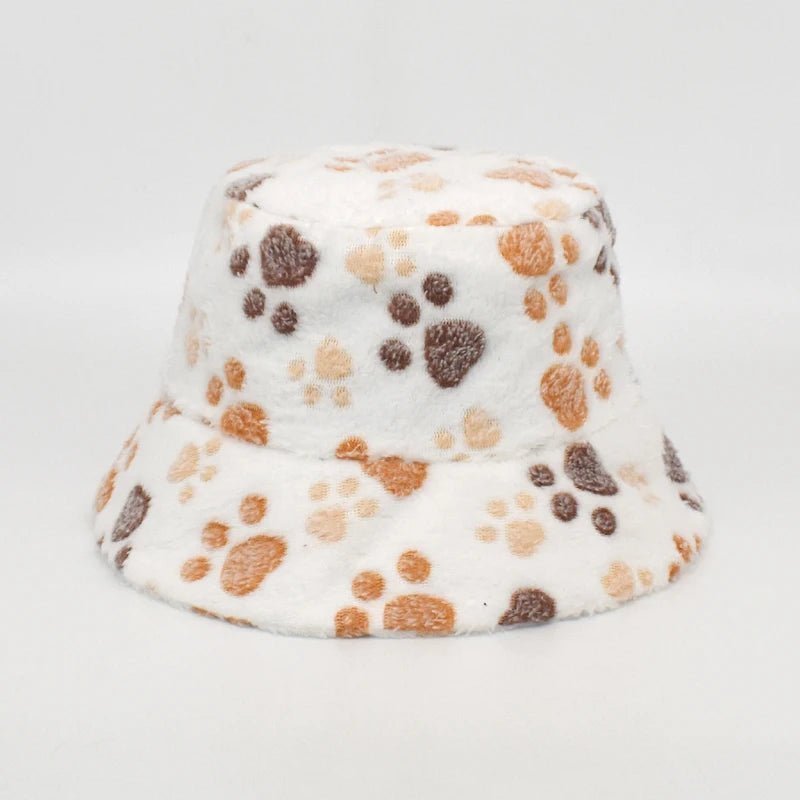 Paw Print Fleece Bucket Hat - Uniquely You Online - Hat