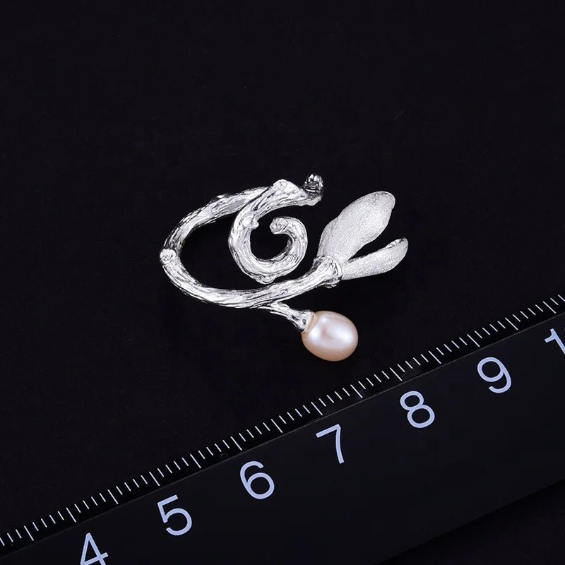 Pearl Magnolia Flower Ring - Uniquely You Online - Ring