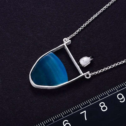 Penguin Agate Necklace - Uniquely You Online - Pendant with Necklace