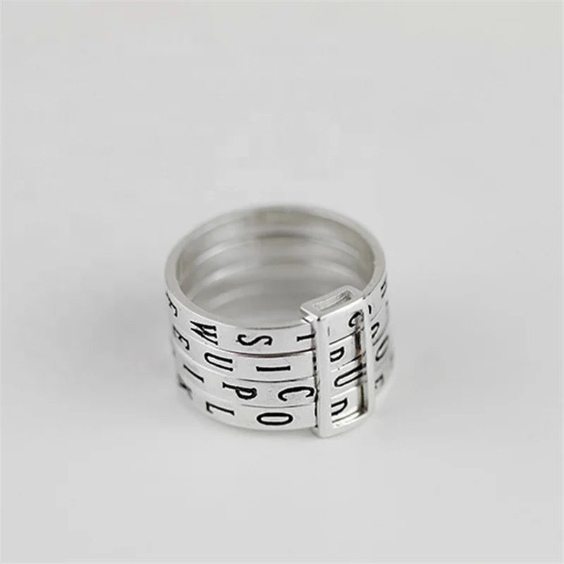 Personalized Rotating Word Ring - Uniquely You Online - Ring