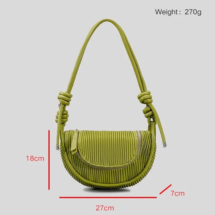 Pleated Cloud Dumpling Bag - Uniquely You Online - Handbag