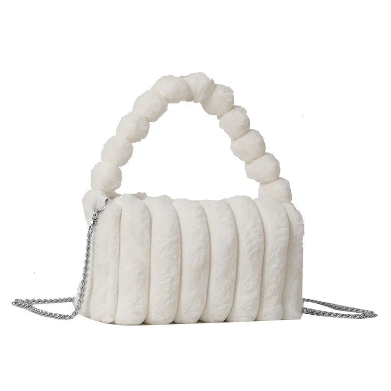 Plush Striped Pillow Bag - Uniquely You Online - Handbag