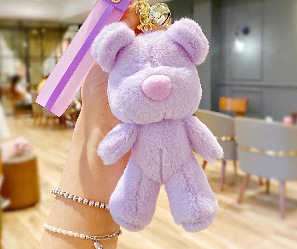 Plush Teddy Bear Bag Charm - Uniquely You Online - Bag Charm