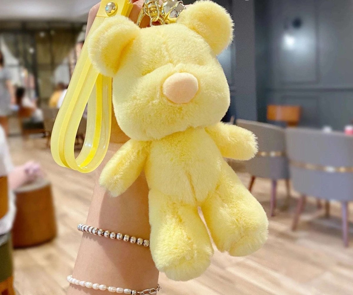 Plush Teddy Bear Bag Charm - Uniquely You Online - Bag Charm