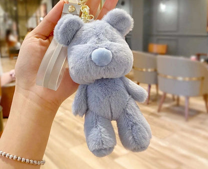 Plush Teddy Bear Bag Charm - Uniquely You Online - Bag Charm