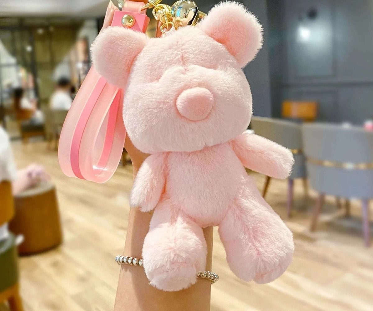 Plush Teddy Bear Bag Charm - Uniquely You Online - Bag Charm