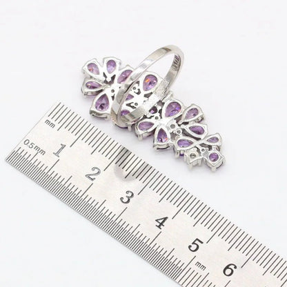 Purple Amethyst Jewelry Set - Uniquely You Online - Jewelry Set