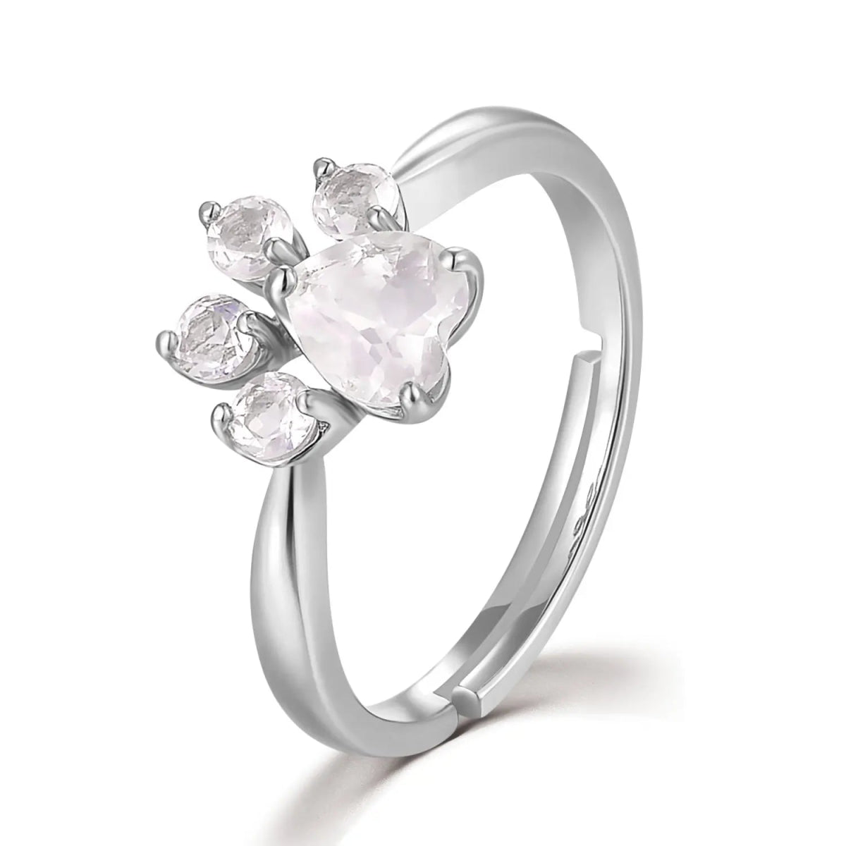 Quartz Paw Print Ring - Uniquely You Online - Ring