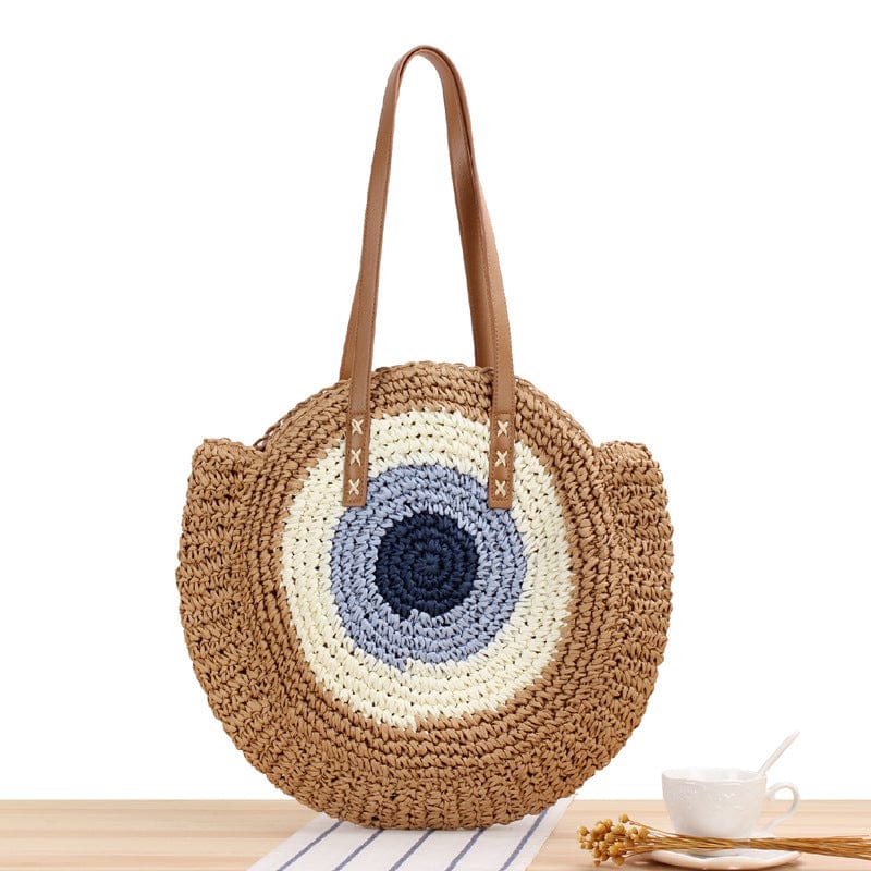 Raffia Bohemian Woven Handmade Bag - Uniquely You Online - Handbag
