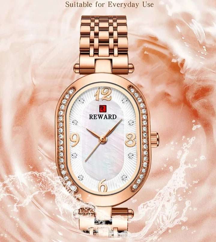 Reward Mother of Pearl Stainless Steel Watch - Uniquely You Online - Watch