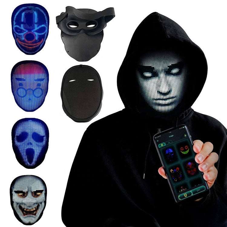 RGB APP Programmable LED Mask - Uniquely You Online - Mask