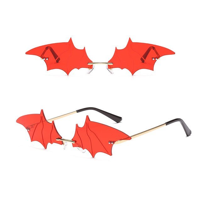 Rimless Bat Sunglasses - Uniquely You Online - Sunglasses