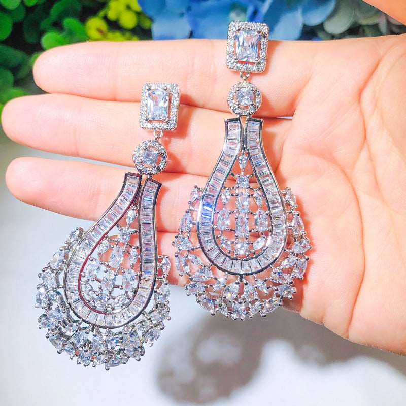 Rose CZ Drop Earrings - Uniquely You Online - Earrings