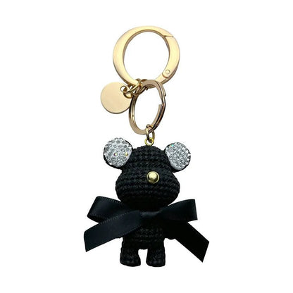 Rubber Teddy Bear Bag Charm - Uniquely You Online - Bag Charm