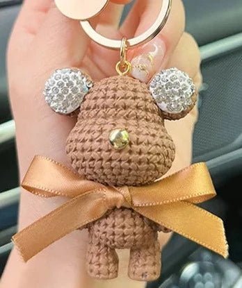 Rubber Teddy Bear Bag Charm - Uniquely You Online - Bag Charm