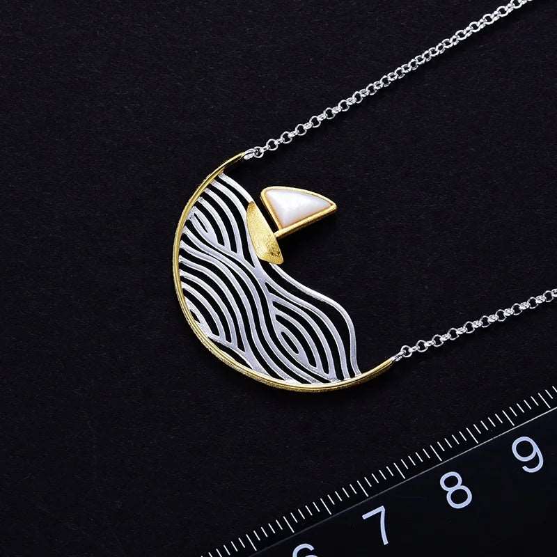 Sailing on the Sea Necklace - Uniquely You Online - Necklace