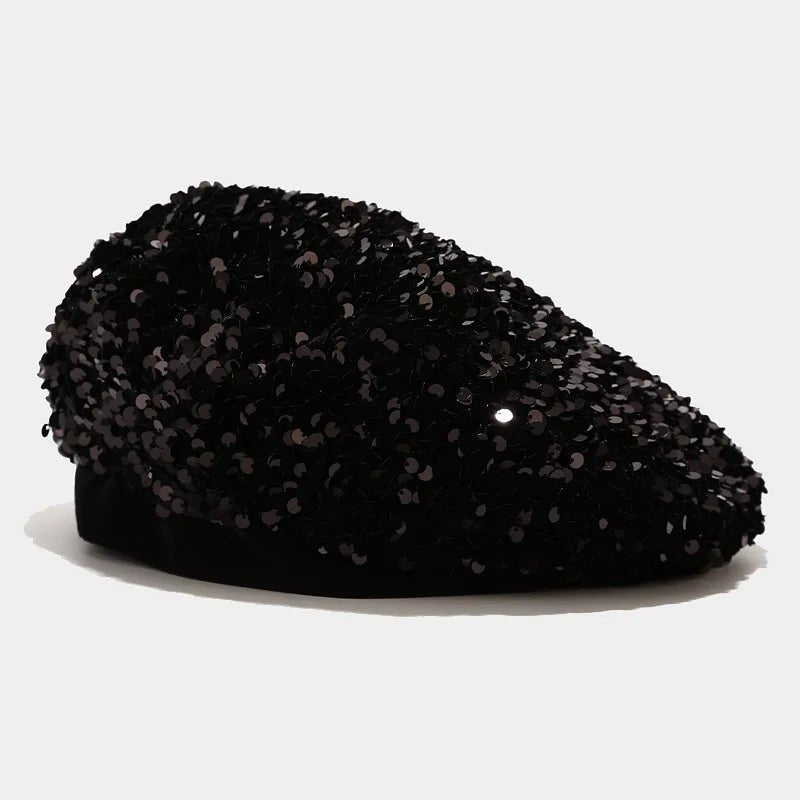 Sequined Beret - Uniquely You Online - Hat