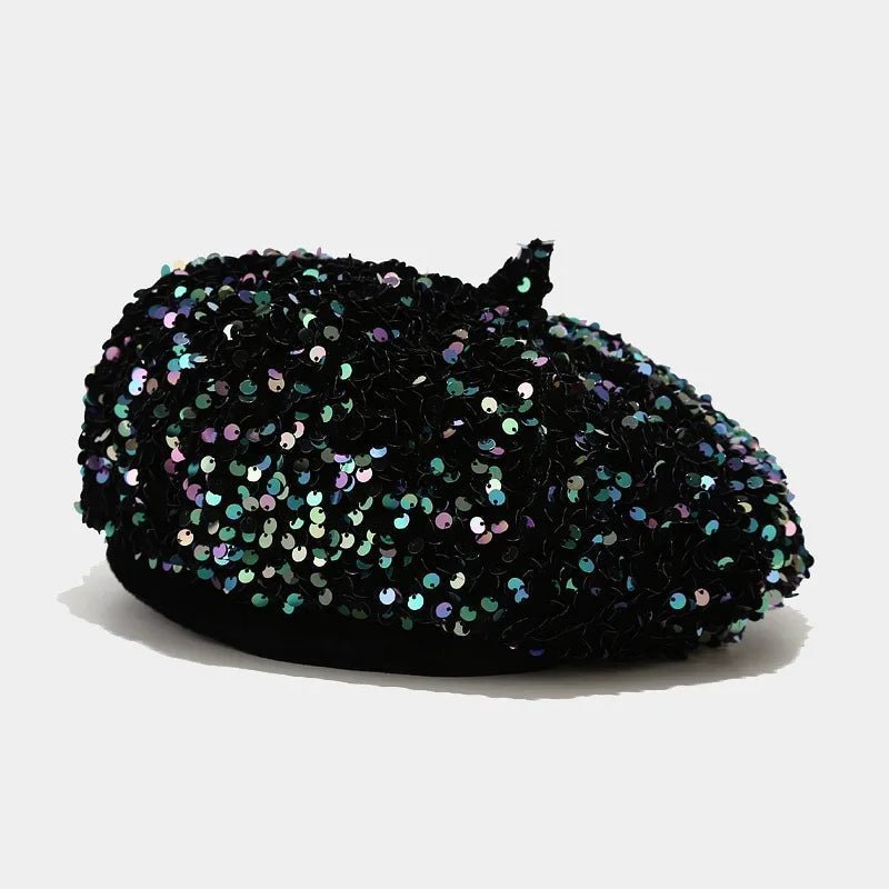 Sequined Beret - Uniquely You Online - Hat