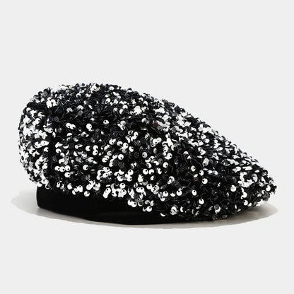 Sequined Beret - Uniquely You Online - Hat