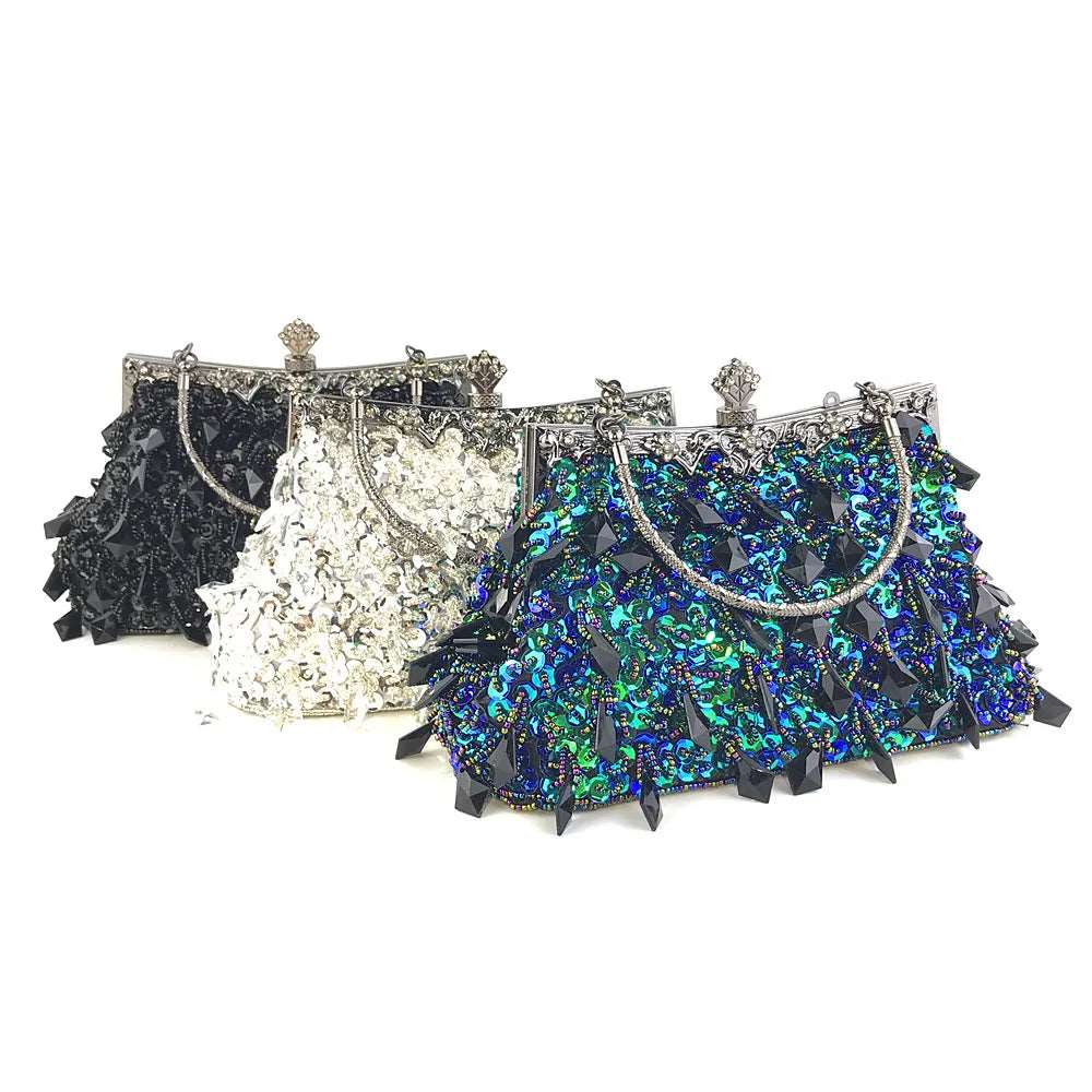 Sequined Stone Bag - Uniquely You Online - Handbag