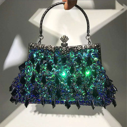 Sequined Stone Bag - Uniquely You Online - Handbag