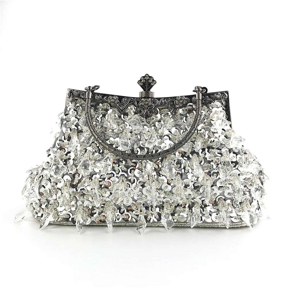 Sequined Stone Bag - Uniquely You Online - Handbag