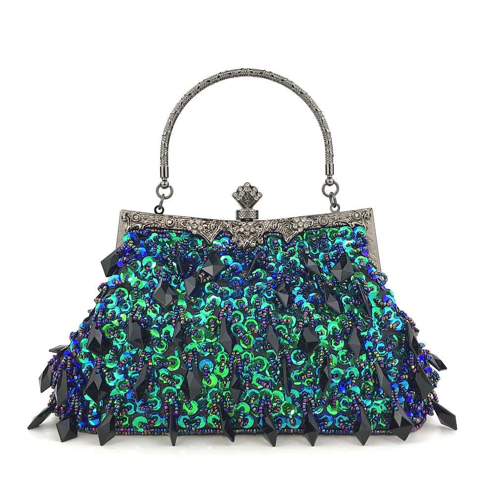 Sequined Stone Bag - Uniquely You Online - Handbag