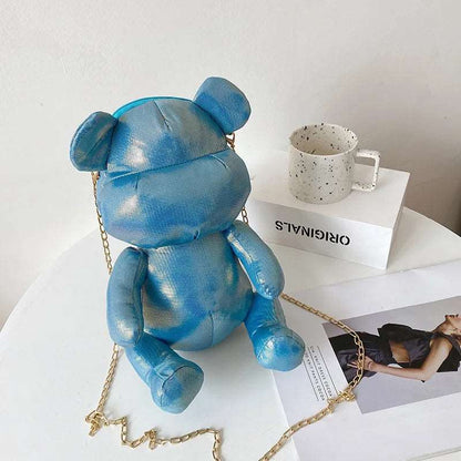 Shiny Cartoon Teddy Bear Crossbody Bag - Uniquely You Online - Crossbody