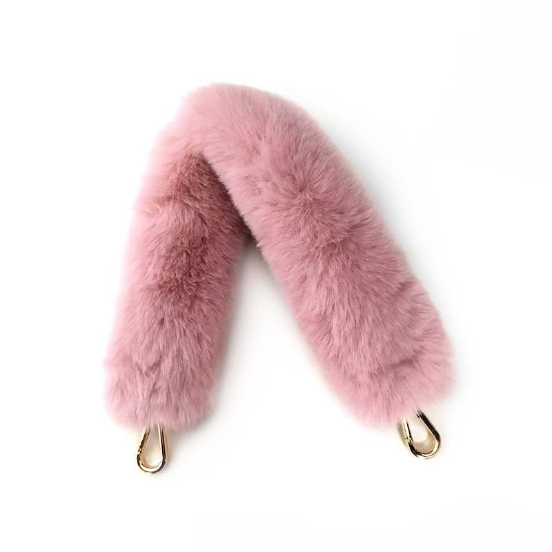 Short Faux Fur Bag Strap - Uniquely You Online - Bag Straps