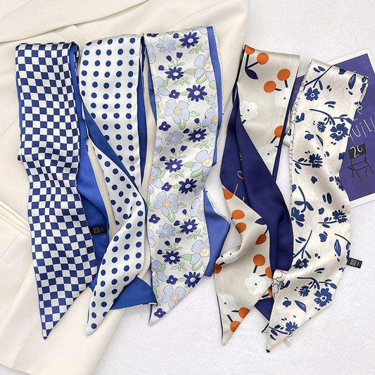 Silky Satin Bag Scarves (variety) - Uniquely You Online - Bag Scarf