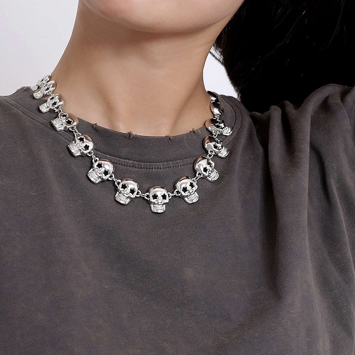 Skull Charm Necklace - Uniquely You Online - Necklace