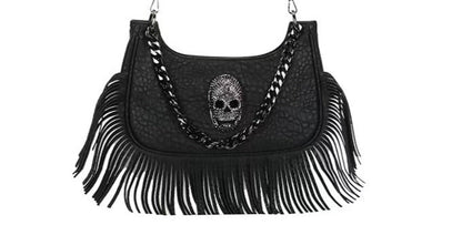 Skull Fringe Crossbody - Uniquely You Online - Crossbody