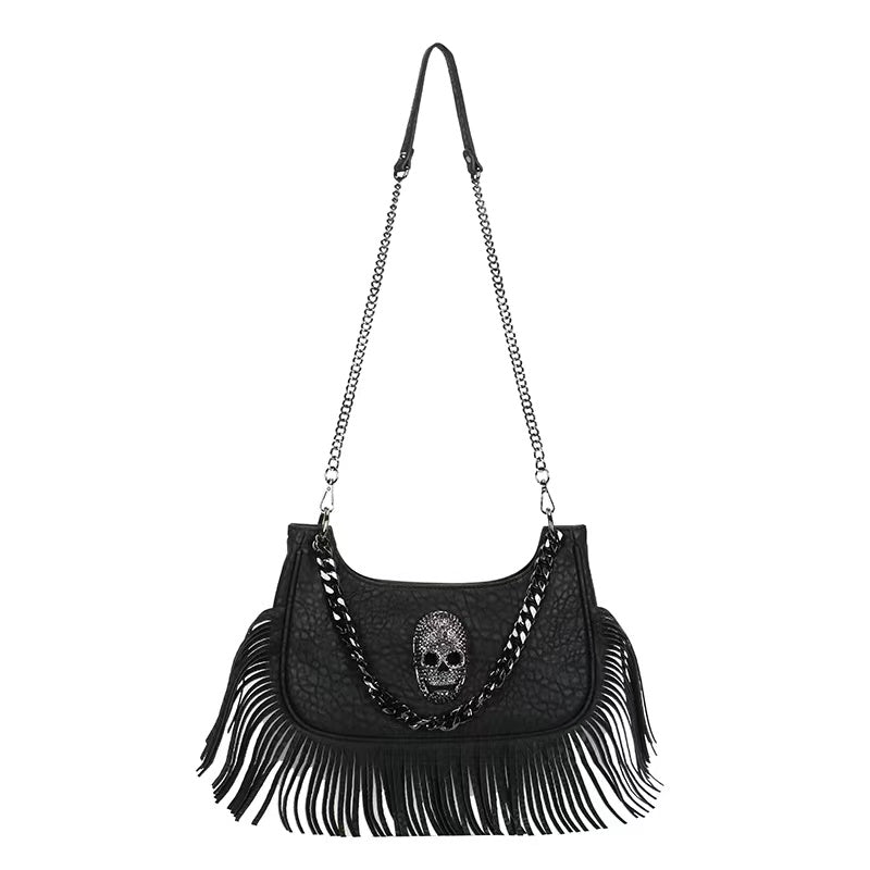 Skull Fringe Crossbody - Uniquely You Online - Crossbody