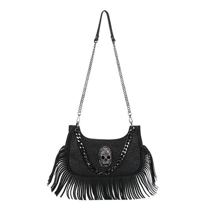 Skull Fringe Crossbody - Uniquely You Online - Crossbody