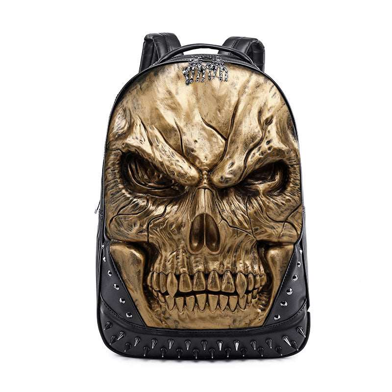 Skull Studded 3D Backpack - Uniquely You Online - Backpack