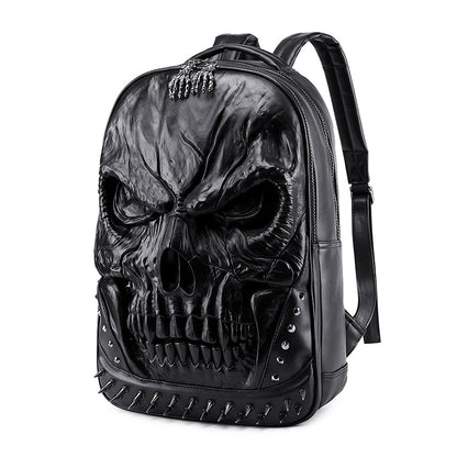 Skull Studded 3D Backpack - Uniquely You Online - Backpack