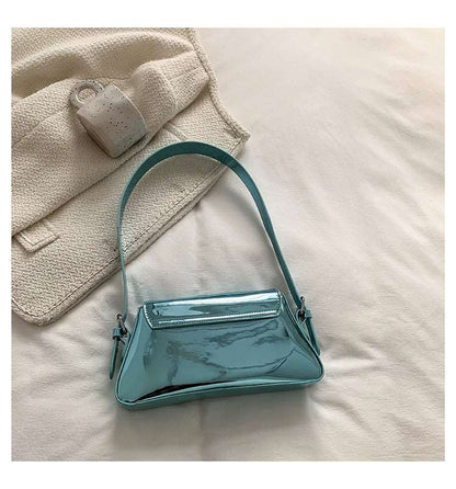 Small Patent Leather Metallic Bag - Uniquely You Online - Handbag