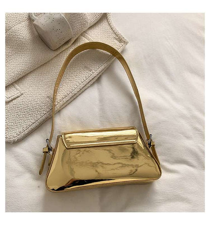 Small Patent Leather Metallic Bag - Uniquely You Online - Handbag