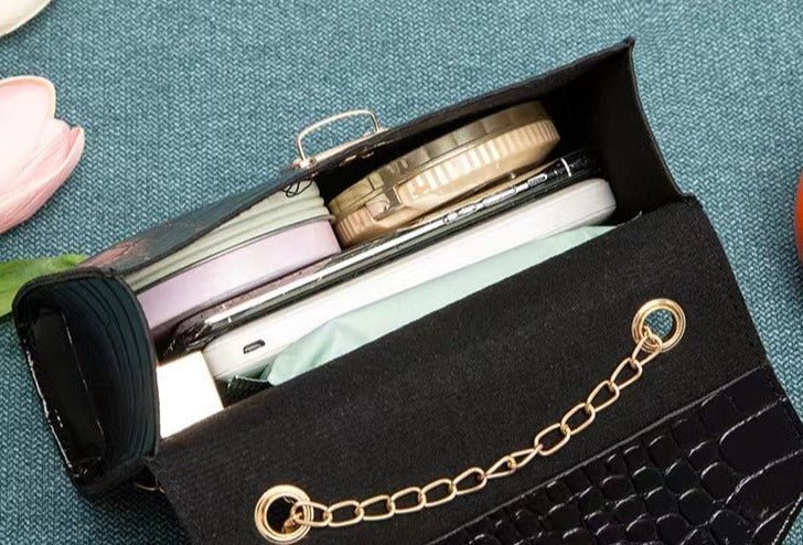 Small Retro Tag Embossed Handbag - Uniquely You Online - Handbag