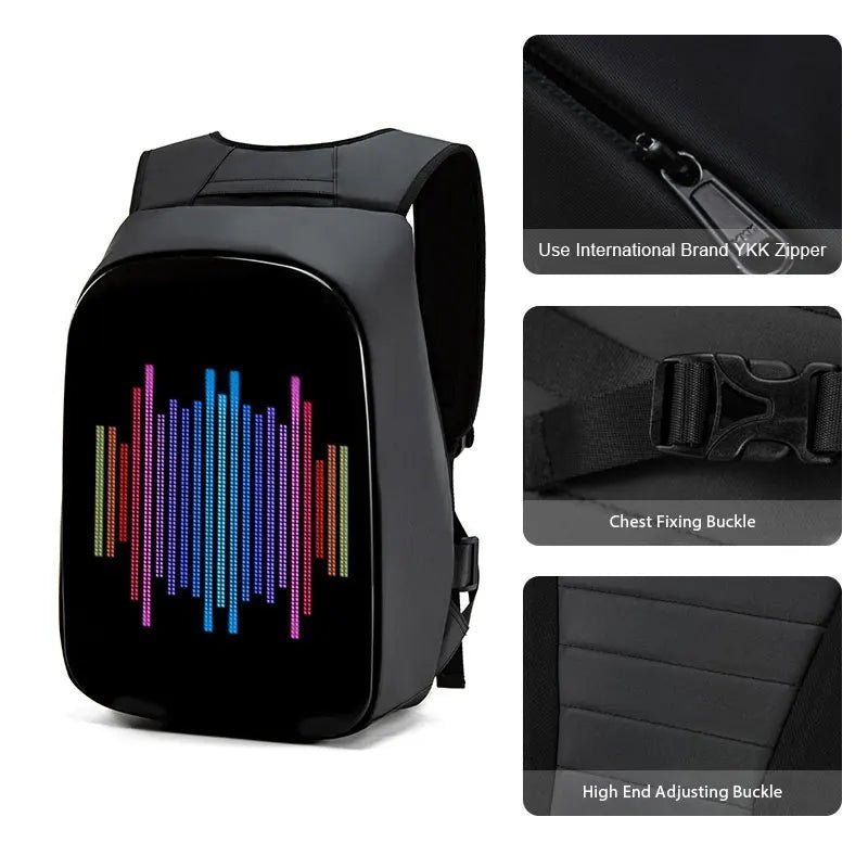 Smart LED Adjustable DIY Backpack - Uniquely You Online - Backpack