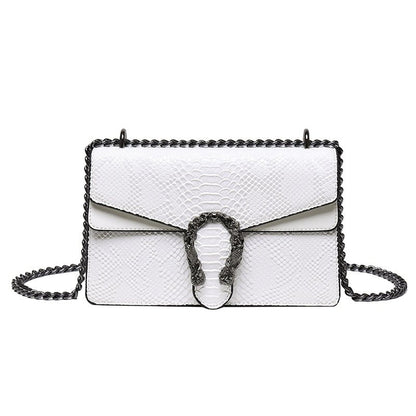 Snake Print Chain Bags - Uniquely You Online - Handbag