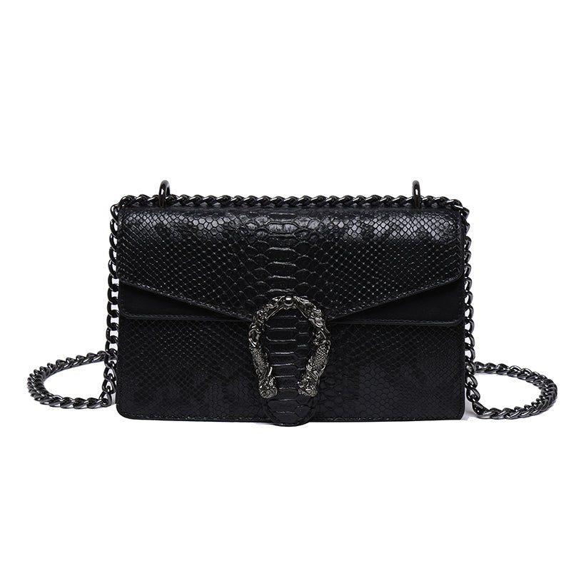 Snake Print Chain Bags - Uniquely You Online - Handbag