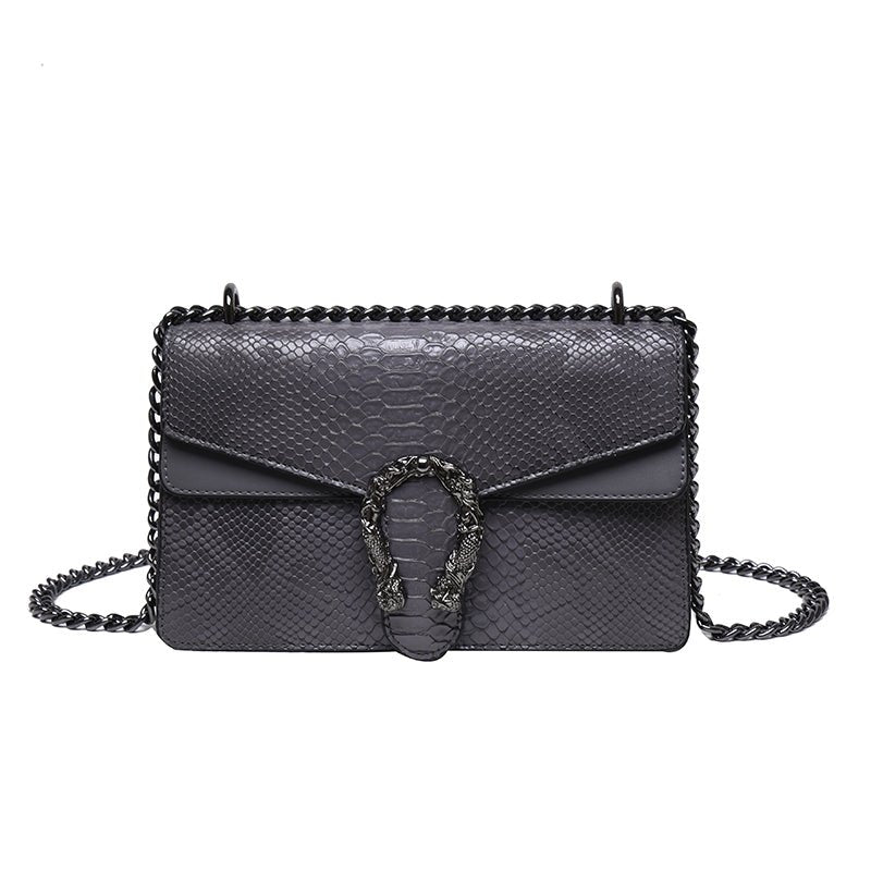 Snake Print Chain Bags - Uniquely You Online - Handbag