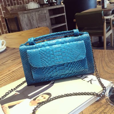 Snake Print Pattern Handbag - Uniquely You Online - Handbag