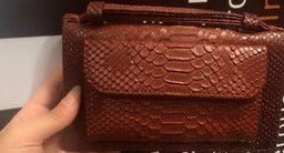 Snake Print Pattern Handbag - Uniquely You Online - Handbag