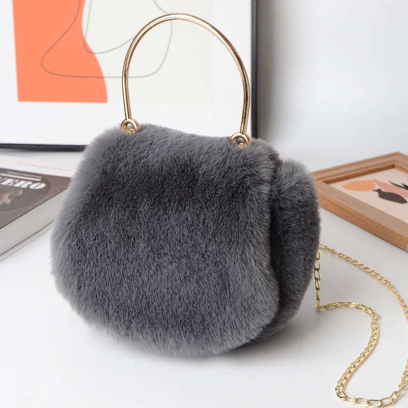 Soft Faux Fur Bag - Uniquely You Online - Handbag