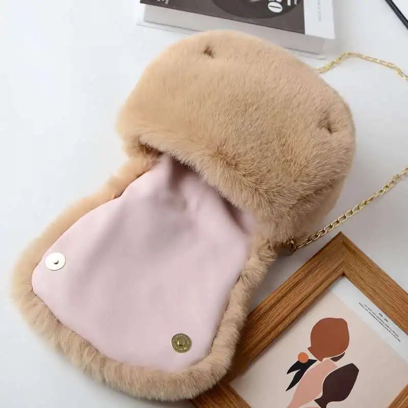 Soft Faux Fur Bag - Uniquely You Online - Handbag