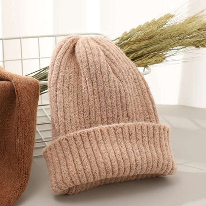 Solid Wool Knitted Beanie - Uniquely You Online - Hat